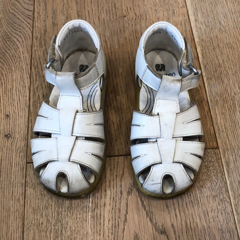 Elephanten White Toddler Sandals